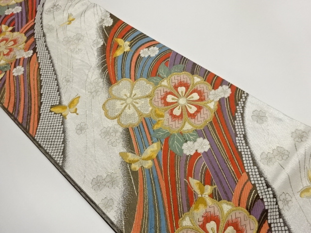 Japanese Kimono / Fukuro Obi Silk